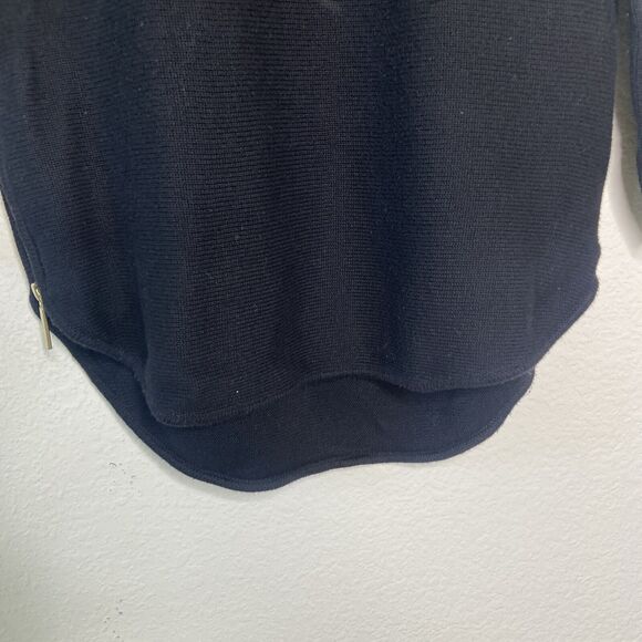 MICHAEL Michael Kors Black Side Zipper Sweater Sz S - Picture 4 of 8